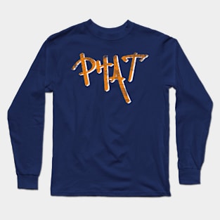 Phat 80s 90s vintage style distressed Long Sleeve T-Shirt